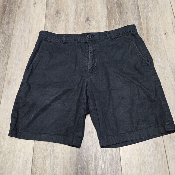 Club Monaco Maddox Fit Shorts Mens Navy Blue Size 32 - Picture 1 of 8